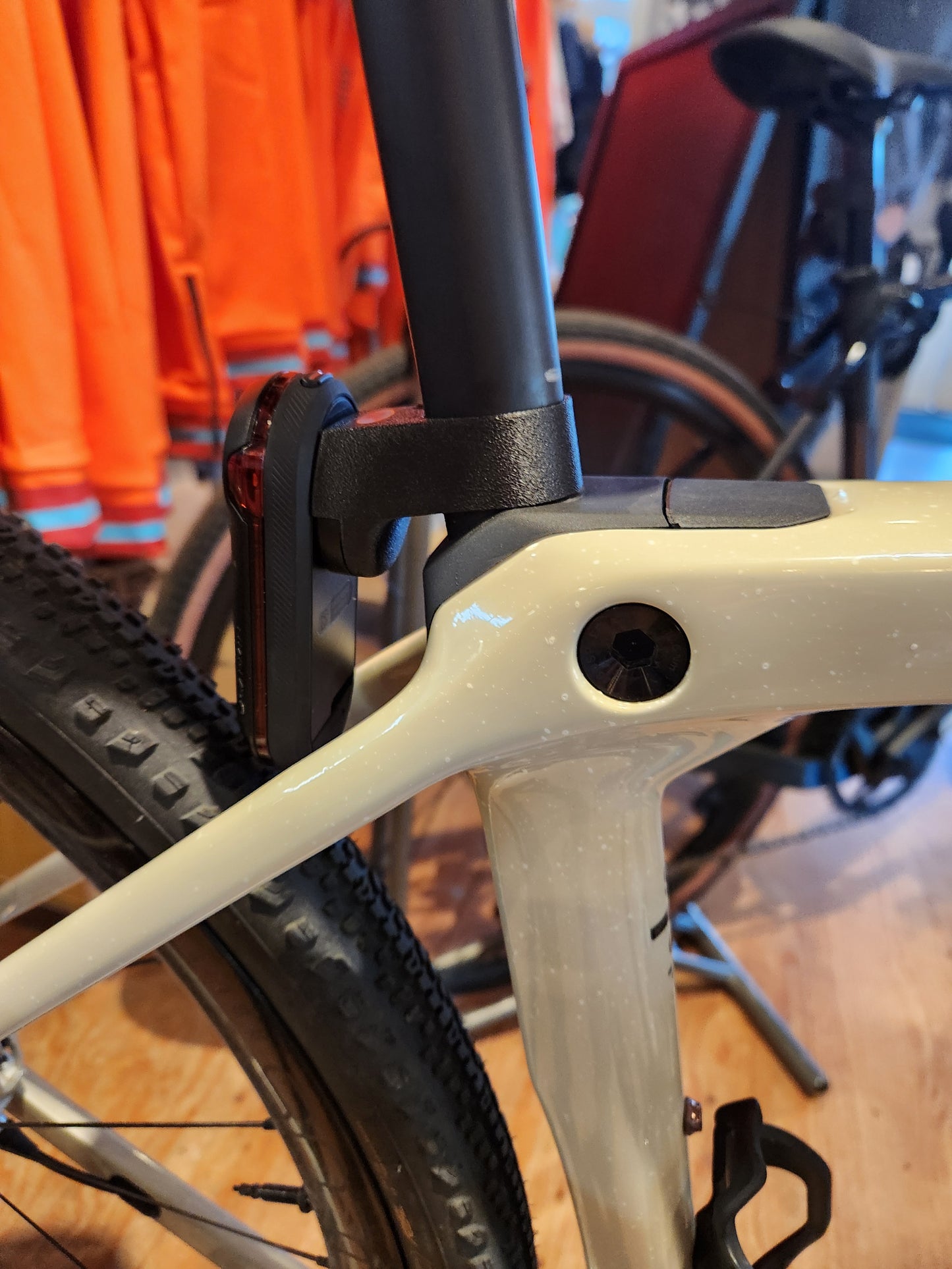 Trek Domane and Checkmate Garmin Varia Seat Post Mount